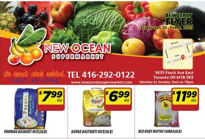 New Ocean Supermarket Flyer January 20 to February 2