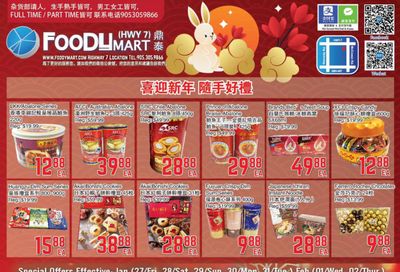 FoodyMart (HWY7) Flyer January 27 to February 2