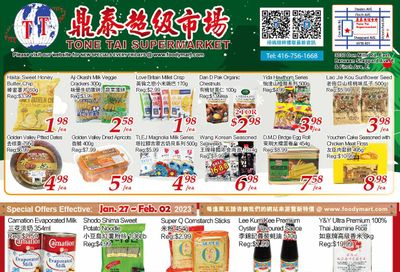 Tone Tai Supermarket Flyer January 27 to February 2