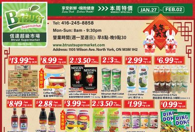 Btrust Supermarket (North York) Flyer January 27 to February 2