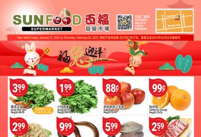 Sunfood Supermarket Flyer January 27 to February 2