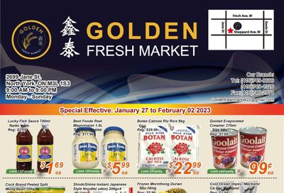 Golden Fresh Market Flyer January 27 to February 2