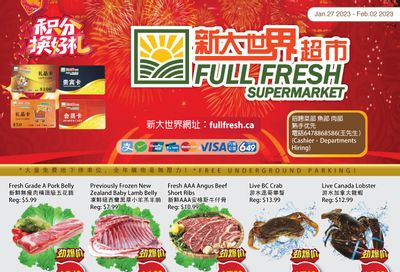 Full Fresh Supermarket Flyer January 27 to February 2