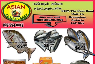 Asian Cash & Carry Flyer January 27 to February 2