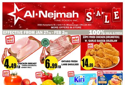 Alnejmah Fine Foods Inc. Flyer January 27 to February 2