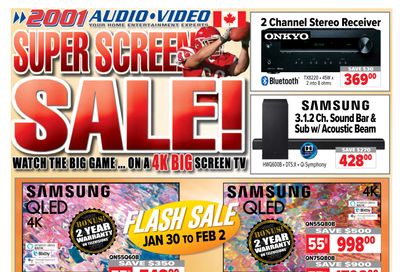 2001 Audio Video Flyer January 27 to February 2