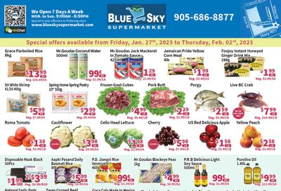 Blue Sky Supermarket (Pickering) Flyer January 27 to February 2