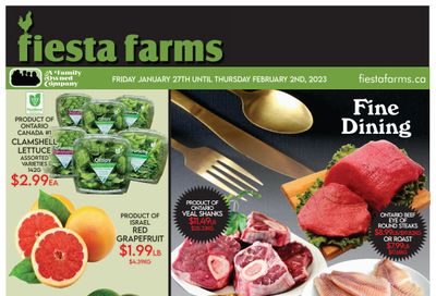 Fiesta Farms Flyer January 27 to February 2