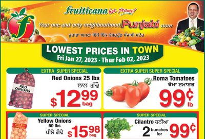 Fruiticana (Calgary) Flyer January 27 to February 2