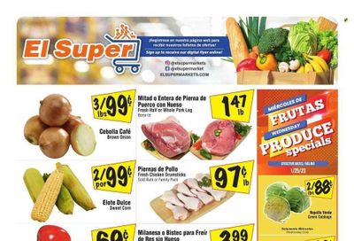 El Super (TX) Weekly Ad Flyer Specials January 25 to January 31, 2023