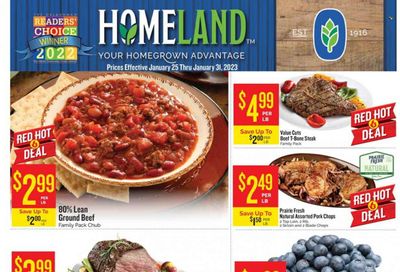 Homeland (OK, TX) Weekly Ad Flyer Specials January 25 to January 31, 2023