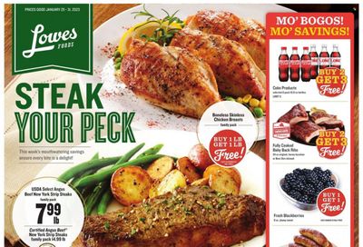 Lowes Foods (NC, SC) Weekly Ad Flyer Specials January 25 to January 31, 2023