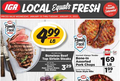 IGA (AL) Weekly Ad Flyer Specials January 25 to January 31, 2023