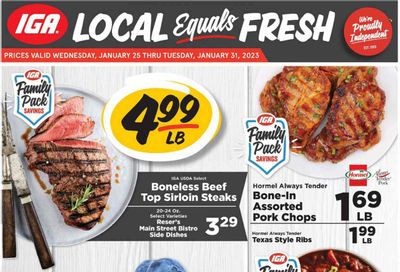 IGA (TN) Weekly Ad Flyer Specials January 25 to January 31, 2023