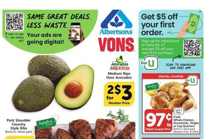 Vons (CA) Weekly Ad Flyer Specials January 25 to January 31, 2023