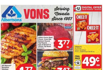 Vons (NV) Weekly Ad Flyer Specials January 25 to January 31, 2023