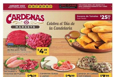 Cardenas (CA, NV) Weekly Ad Flyer Specials January 25 to January 31, 2023