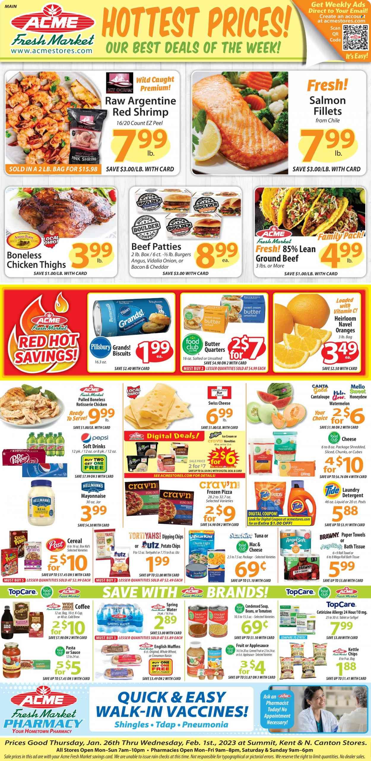 ACME Fresh Market (OH) Weekly Ad Flyer Specials January 26 to February 1, 2023