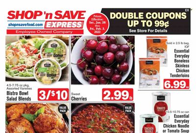 Shop ‘n Save Express (MD, PA, WV) Weekly Ad Flyer Specials January 28 to February 3, 2023