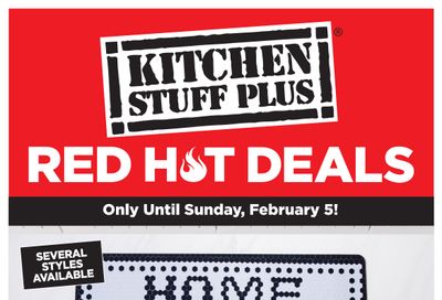 Kitchen Stuff Plus Red Hot Deals Flyer January 30 to February 5