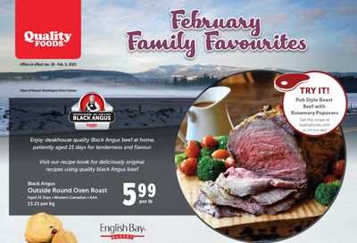 Quality Foods Flyer January 30 to February 5