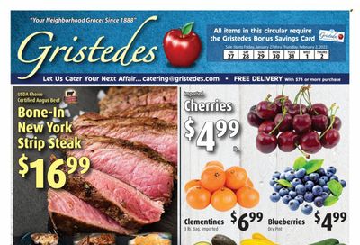 Gristedes (NY) Weekly Ad Flyer Specials January 27 to February 2, 2023