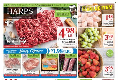 Harps Hometown Fresh (AR) Weekly Ad Flyer Specials January 25 to January 31, 2023