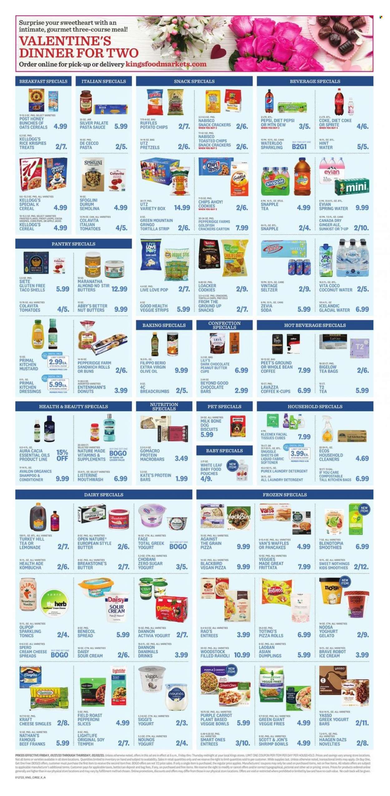 Kings Food Markets (CT, NJ, NY) Weekly Ad Flyer Specials January 27 to February 2, 2023