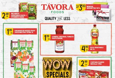 Tavora Foods Flyer January 30 to February 5
