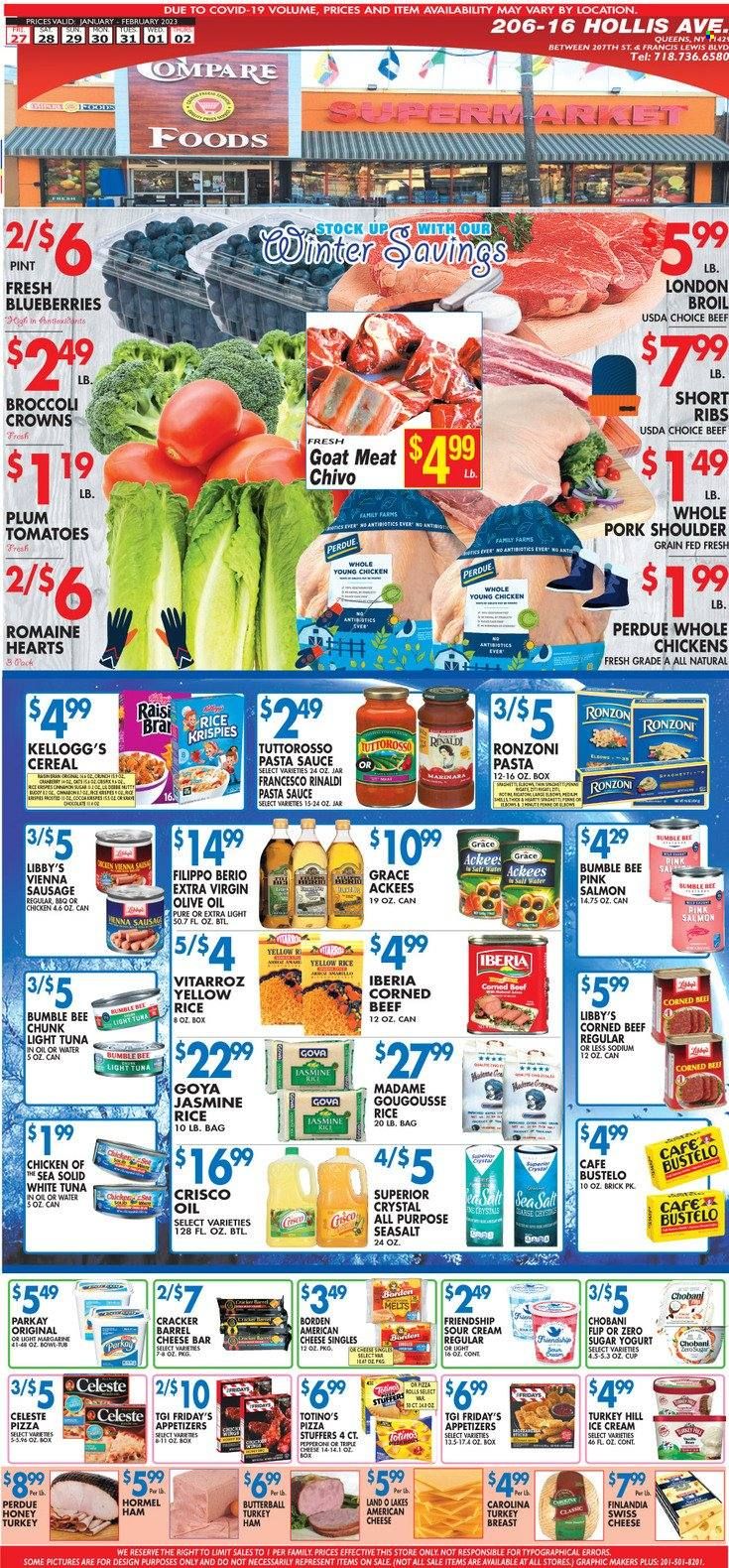 Compare Foods (NY) Weekly Ad Flyer Specials January 27 to February 2, 2023