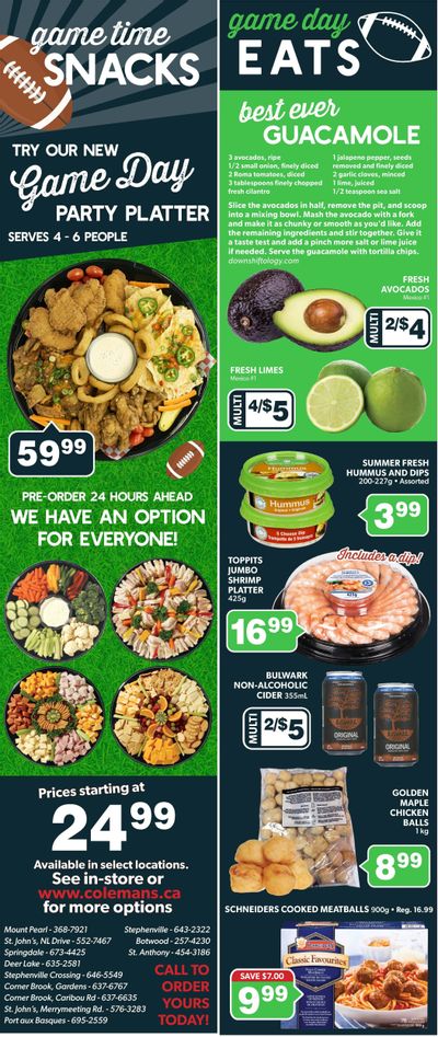 Coleman's Flyer February 2 to 8