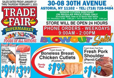Trade Fair Supermarket (NY) Weekly Ad Flyer Specials January 27 to February 2, 2023