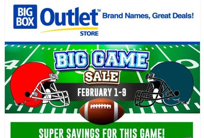 Big Box Outlet Store Flyer February 1 to 9