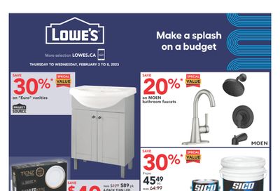 Lowe's (West) Flyer February 2 to 8