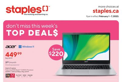 Staples Flyer February 1 to 7