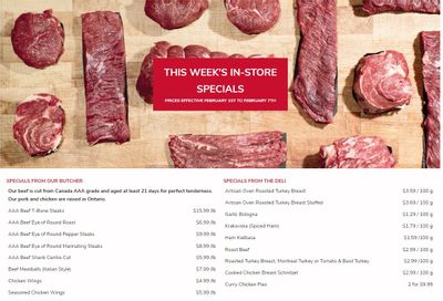 Denninger's Weekly Specials February 1 to 7