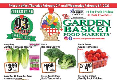 The Garden Basket Flyer February 2 to 8