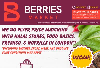 Berries Market Flyer February 2 to 8