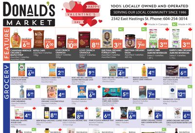 Donald's Market Flyer February 2 to 14