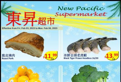 New Pacific Supermarket Flyer February 3 to 6