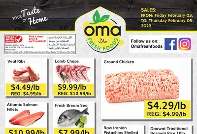 Oma Fresh Foods Flyer February 3 to 9