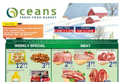 Oceans Fresh Food Market (West Dr., Brampton) Flyer February 3 to 9
