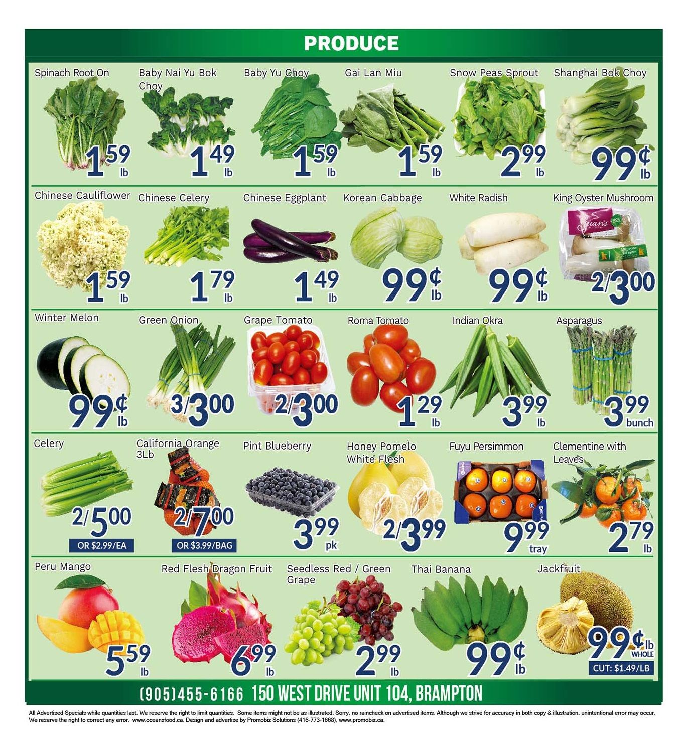 Oceans Fresh Food Market (West Dr., Brampton) Flyer February 3 to 9