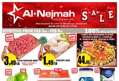 Alnejmah Fine Foods Inc. Flyer February 3 to 9