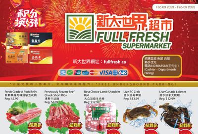 Full Fresh Supermarket Flyer February 3 to 9