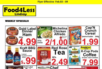 Food 4 Less (Lindsay) Flyer February 3 to 9