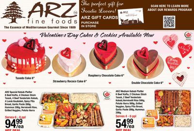 Arz Fine Foods Flyer February 3 to 9