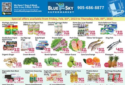Blue Sky Supermarket (Pickering) Flyer February 3 to 9