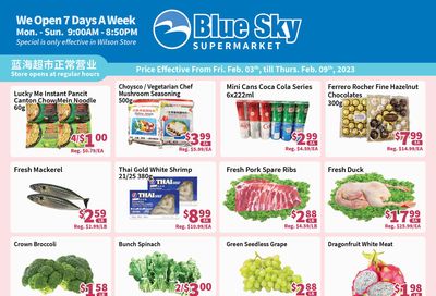 Blue Sky Supermarket (North York) Flyer February 3 to 9