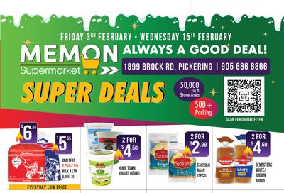 Memon Supermarket Flyer February 3 to 15